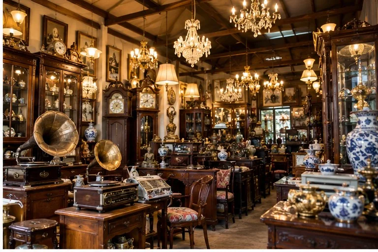 ร้านของเก่าและของสะสมหลายประเภท